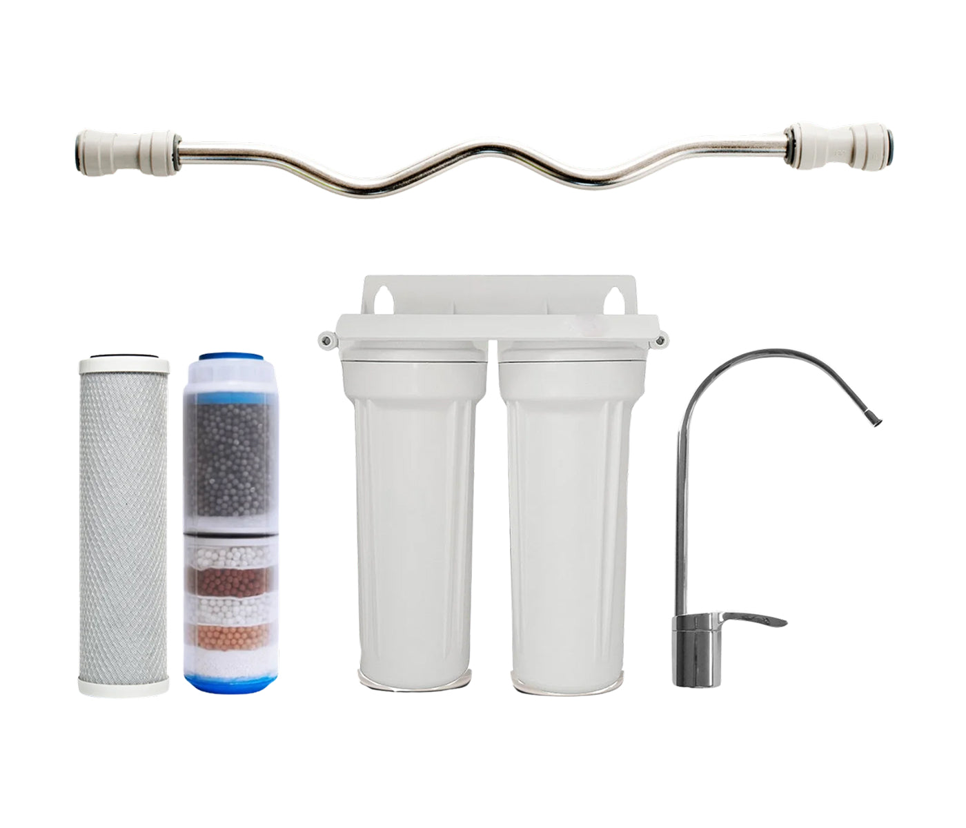 AlkaFlow DUO Undercounter + ALIVE Vortex