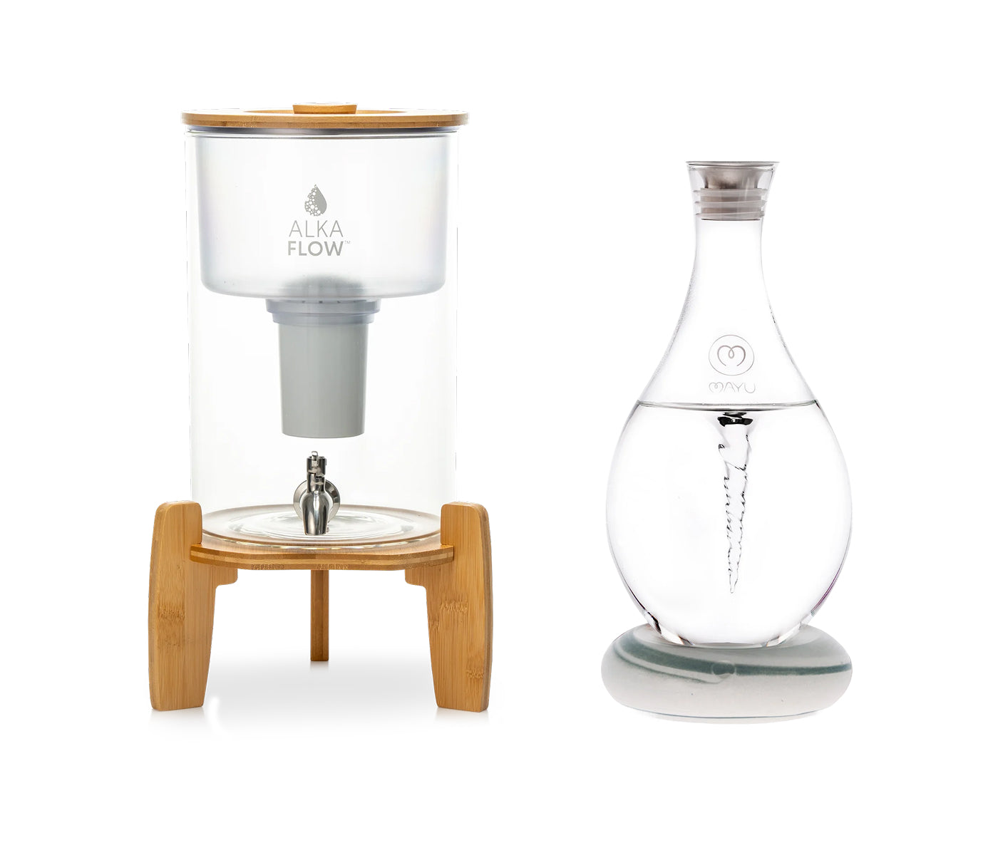 AlkaFlow Dispenser + Mayu Swirl