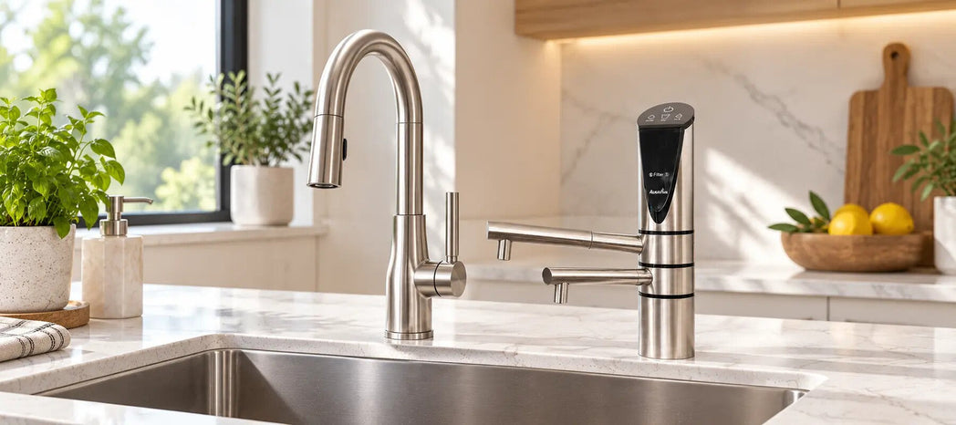 Alkaviva Delphi H2 Undercounter Water Ionizer at Kitchen Sink