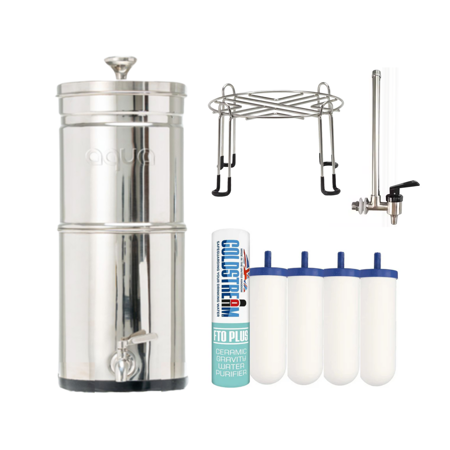 Aqua Coldstream + Accessoires + 2 filters de rechange