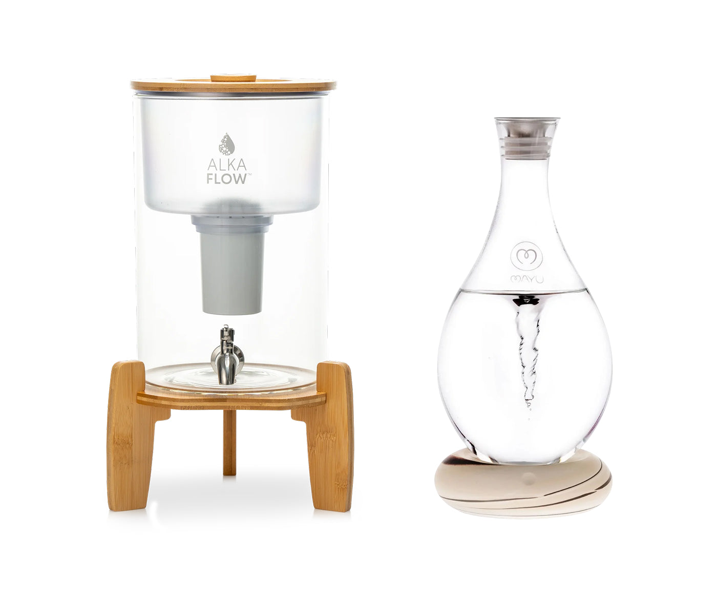 AlkaFlow Dispenser + Mayu Swirl