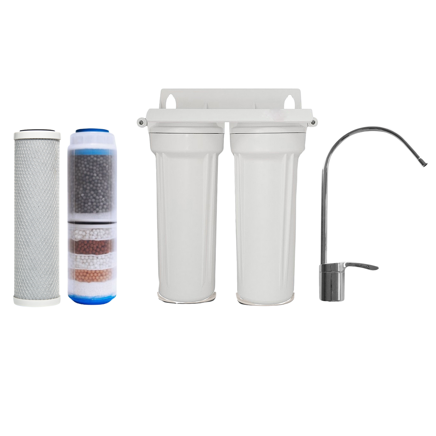 alkaflow duo undercounter sous evier eau filtree eau alcaline - water filter alcaline water product image
