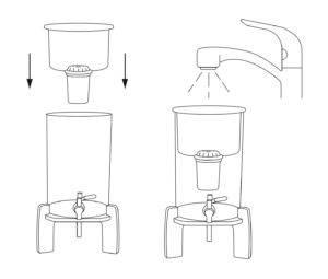 alkaflow distributeur eau alcaline etape 5